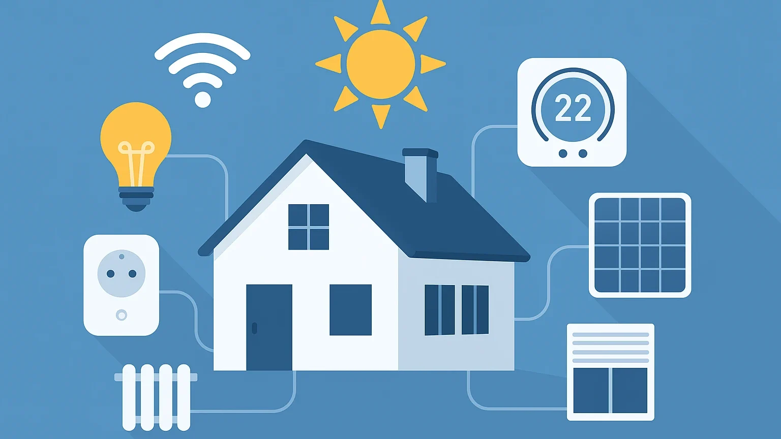 slim energie besparen, smart home energie, energiezuinig huis, slimme thermostaat, slimme stekkers, slimme rolluiken, energie besparen zonder comfortverlies, smart home automatisering, energieverbruik monitoren, zonnepanelen koppelen smart home Vragen aan ChatGPT