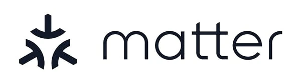 Stylized text logo for Matter