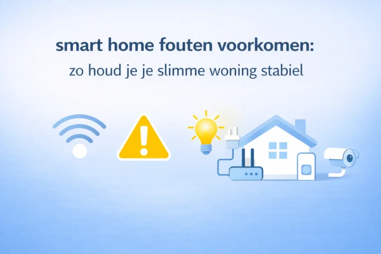 Smart home fouten