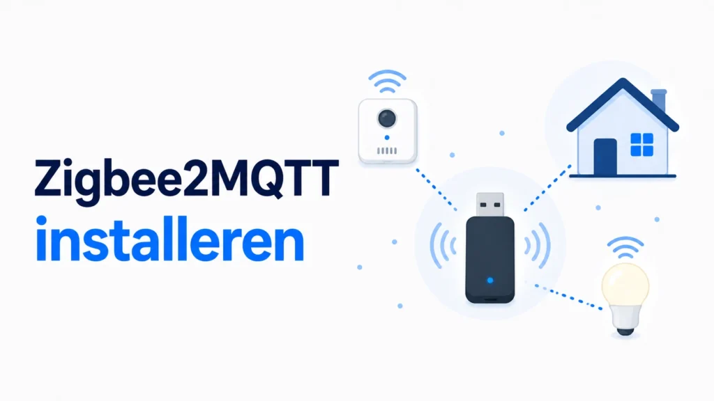 Zigbee2MQTT installeren met een Zigbee-coördinator en slimme apparaten voor Home Assistant.