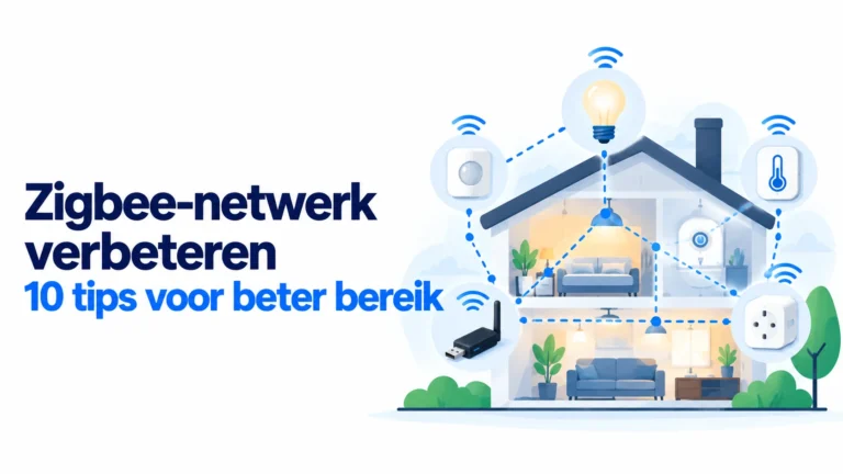 Zigbee-netwerk verbeteren met slimme stekkers, Zigbee-routers en een stabiel mesh-netwerk in Home Assistant.